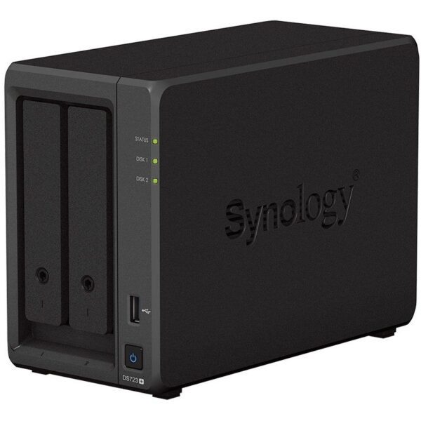 NAS Synology Diskstation DS723+/ 2 Bahías 3.5"- 2.5"/ 2GB DDR4/ Formato Torre - Imagen 2