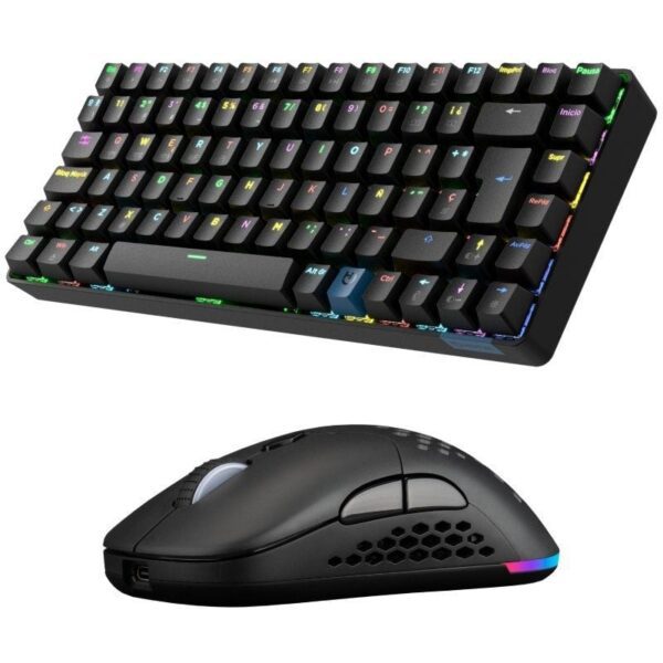 Pack Gaming Hiditec/ Teclado Mecánico Inalámbrico GM1K + Ratón Inalámbrico GX30 PRO Wireless - Imagen 2