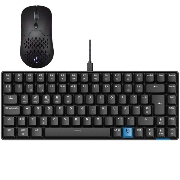 Pack Gaming Hiditec/ Teclado Mecánico Inalámbrico GM1K + Ratón Inalámbrico GX30 PRO Wireless 8436545693490 PAC010039 HID-PACK GM1K RD GX30 PRO W