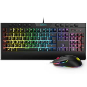 Pack Gaming Krom Kalyos/ Teclado RGB + Ratón Óptico 8436587971075 NXKROMKLYSSP KROM-TEC SET KALYOS