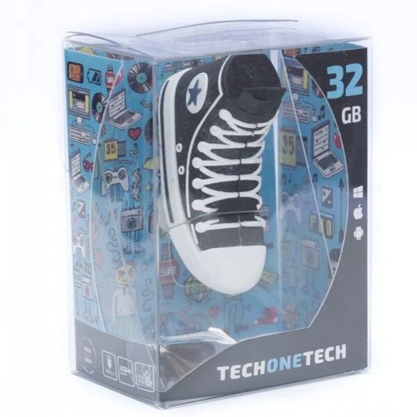 Pendrive 32GB Tech One Tech Zapatilla Reverse USB 2.0 - Imagen 5