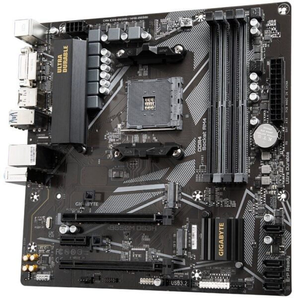 Placa Base Gigabyte B550M DS3H Socket AM4/ Micro ATX - Imagen 4