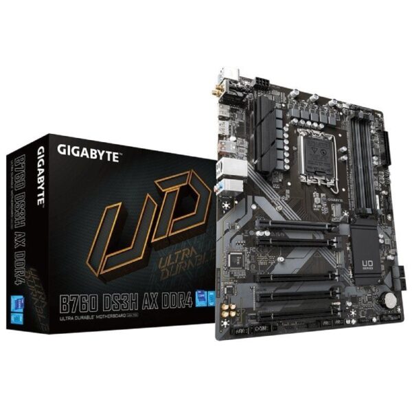 Placa Base Gigabyte B760 DS3H AX DDR4 Socket 1700 4719331850999 9MB76S3X4-00-12 GIG-PB B760 DS3H AX DDR4