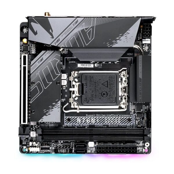 Placa Base Gigabyte B760I AORUS PRO Socket 1700/ Mini-ITX - Imagen 3