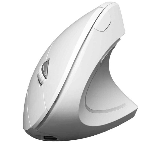 Ratón Ergonómico Inalámbrico por Bluetooth/ 2.4GHz Subblim Glide Vertical Ergo Dual Battery/ Batería Recargable/ Hasta 1600 DPI/ Blanco 8436586743062 SUBMO-EDGVW02 SUB-MOU G VERT ERGO B WH