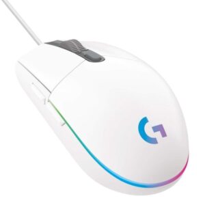 Ratón Gaming Logitech G102 Lightsync/ Hasta 8000 DPI/ Blanco 5099206089242 910-005824 LOG-MOU G102 LSYNC WH