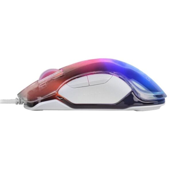 Ratón Gaming Mars Gaming MMGLOWW/ Hasta 12800 DPI/ Blanco - Imagen 2