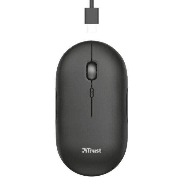 Ratón Inalámbrico por Bluetooth Trust Puck/ Batería recargable/ Hasta 1600 DPI - Imagen 3