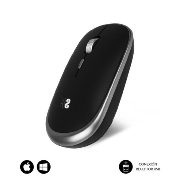 Ratón Mini Inalámbrico Subblim Wireless Mini/ Hasta 1600 DPI/ Gris Espacial 8436586741983 SUBMO-RFM0002 SUB-MOU WIR MINI GY