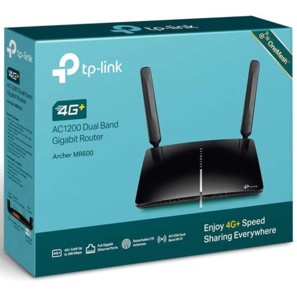 Router Inalámbrico 4G TP-Link Archer MR600 1200Mbps 2.4GHz 5GHz/ 2 Antenas/ WiFi 802.11a/n/ac - b/g/n - Imagen 4