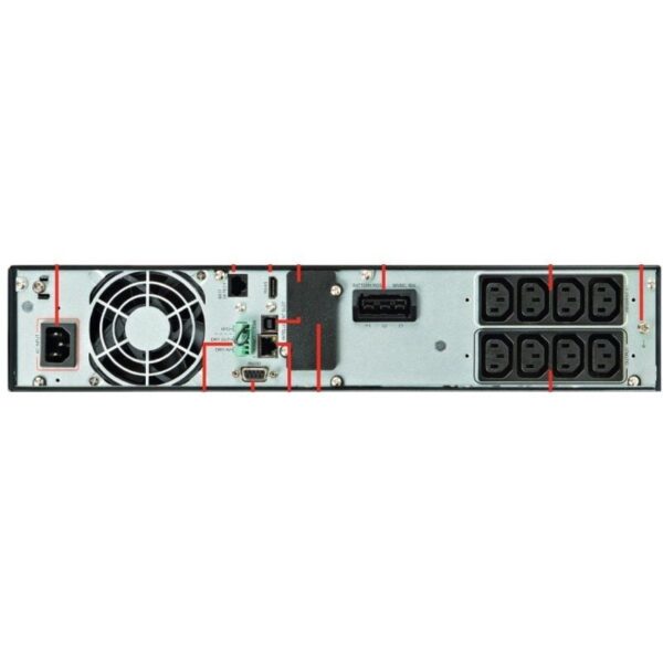 SAI Online Salicru SLC 1500 Twin RT3/ 1500VA-1500W/ 8 Salidas/ Formato Rack/Torre - Imagen 3