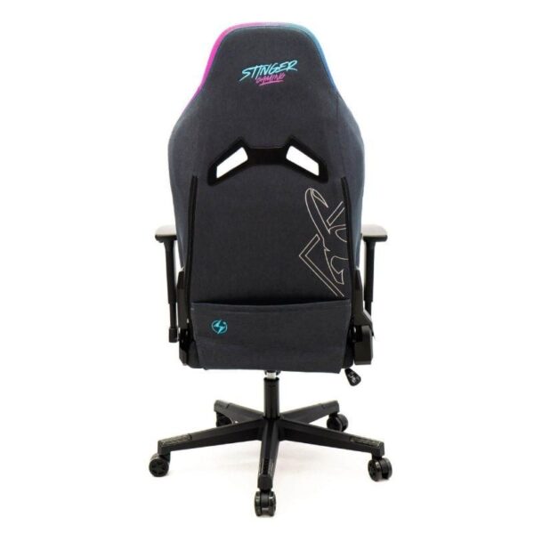 Silla Gaming Woxter Stinger Station Elite/ Luces LED/ Azul y Rosa - Imagen 4