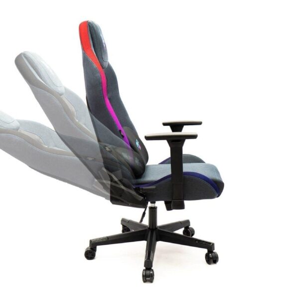 Silla Gaming Woxter Stinger Station Elite/ Luces LED/ Azul y Rosa - Imagen 5