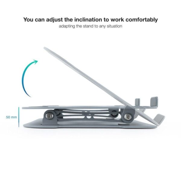 Soporte TooQ TQLRS0012-AL-G para Portátiles hasta 17.3" - Imagen 2