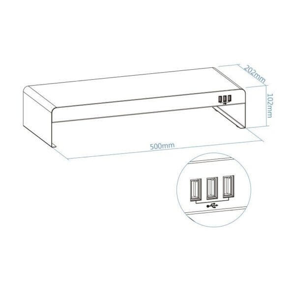 Soporte para Monitor TooQ TQMR0124/ hasta 20kg - Imagen 3