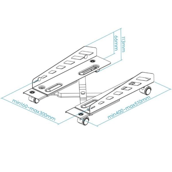 Soporte para PC TooQ UMCS0024-B/ hasta 25kg - Imagen 4