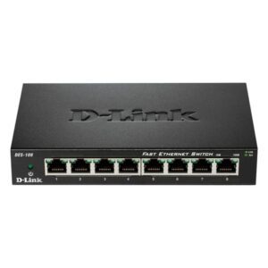 Switch D-Link DES-108 8 Puertos/ RJ-45 10/100 790069368202 DES-108 DLK-SWITCH DES-108