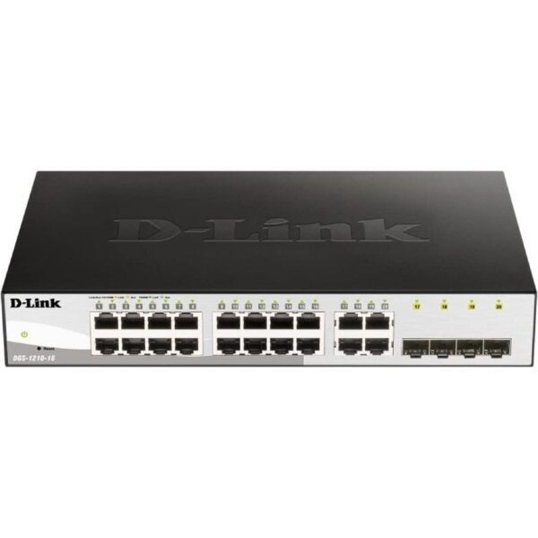 Switch Gestionado D-Link DGS-1210-16 16 Puertos/ Gigabit 10/100/1000/ SFP 790069467738 DGS-1210-16/E DLK-SWITCH DGS-1210-16 E