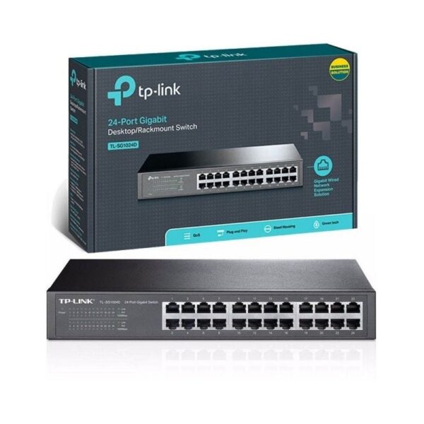 Switch TP-Link 24P GIGA 24 Puertos/ RJ-45 10/100/1000 - Imagen 3