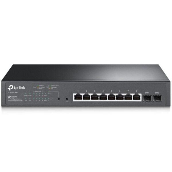 Switch TP-Link Omada Smart Gigabit JetStream TL-SG2210MP 10 Puertos/ RJ-45 10/100/1000 PoE/ SFP 6935364030674 TL-SG2210MP TPL-SWITCH TL-SG2210MP