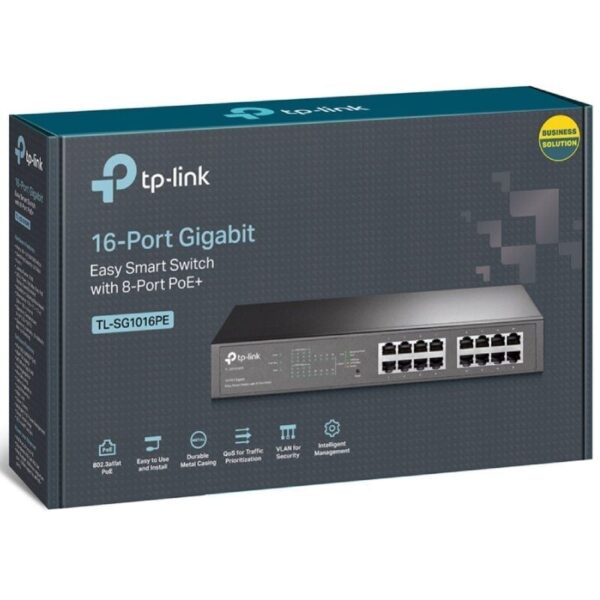 Switch TP-Link TL-SG1016PE/ 16 Puertos/ RJ45 10/100/1000/ PoE+ - Imagen 3