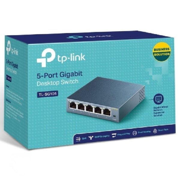 Switch TP-Link TL-SG105 5 Puertos/ RJ-45 10/100/1000 - Imagen 4