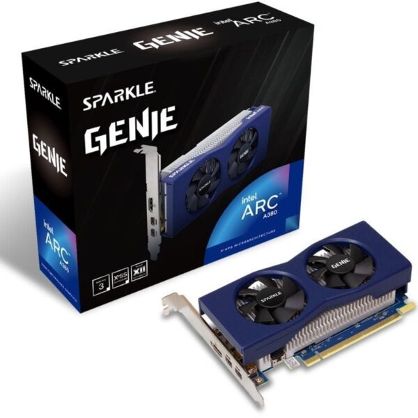 Tarjeta Gráfica Sparkle Intel Arc A380 GENIE/ 6GB GDDR6 4711342290344 1A1-S00401700G SPK-GF ARC A380 GENIE 6GB