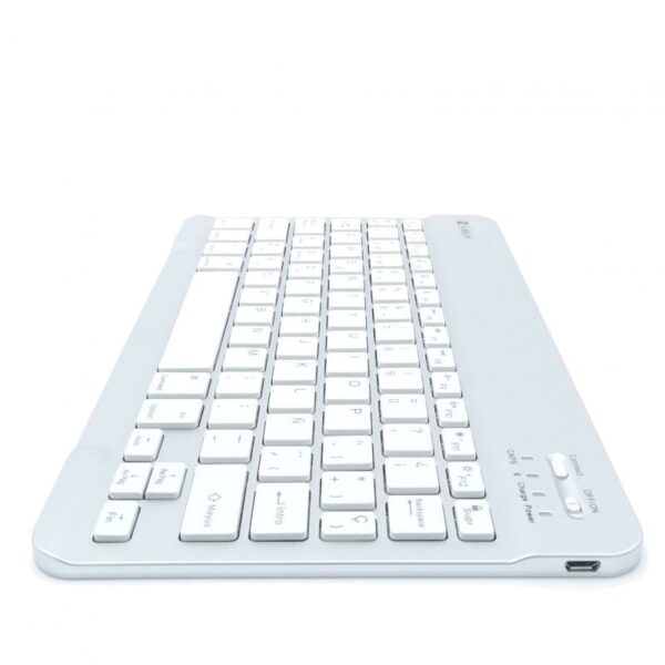 Teclado Compacto Inalámbrico por Bluetooth Subblim Smart/ Plata - Imagen 2