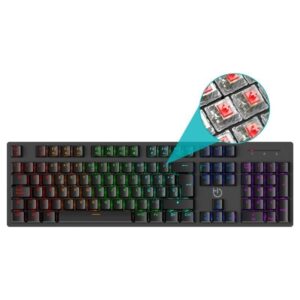 Teclado Gaming Mecánico Hiditec GK400 ARGB/ Switch Rojo 8436545692967 GKE010004 HID-TEC GK400 ARGB