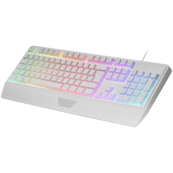 Teclado Gaming SemiMecánico Mars Gaming MK124/ Blanco - Imagen 2