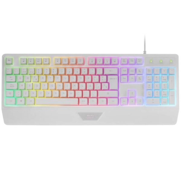 Teclado Gaming SemiMecánico Mars Gaming MK124/ Blanco 8435693108832 MK124WES TAC-TEC MK124 WH