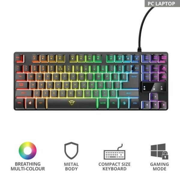 Teclado Gaming Trust Gaming GXT 833 Thado - Imagen 2