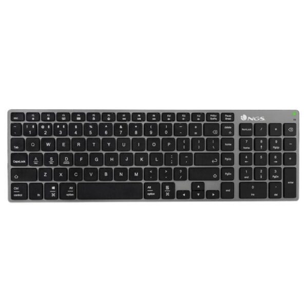 Teclado Inalámbrico por Bluetooth NGS Fortune-BT/ Gris 8435430619409 FORTUNE-BT NGS-TEC FORTUNE-BT GY