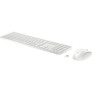 Teclado y Ratón Inalámbricos HP 650/ Blanco 196188142165 4R016AA HPA-TEC SET 650 WH