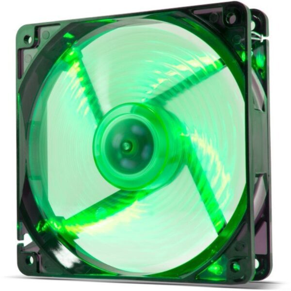 Ventilador Nox Coolfan 120 LED/ 12cm/ Verde - Imagen 2