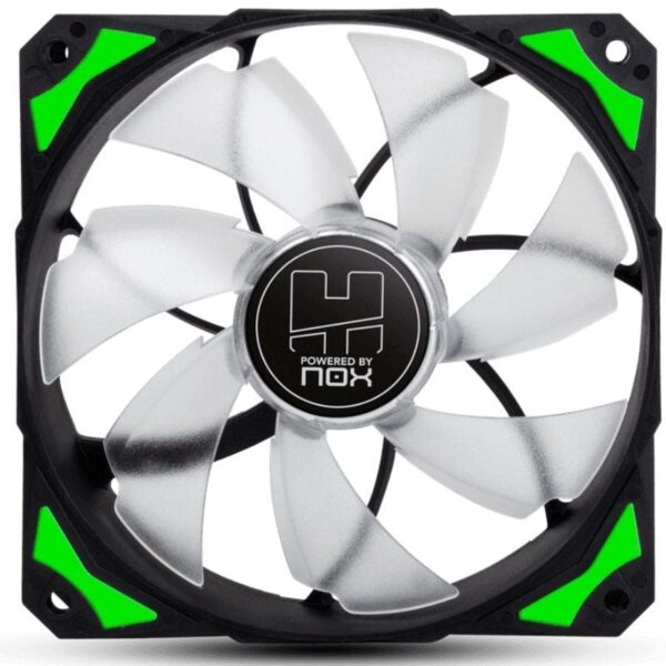 Ventilador Nox H-Fan Green/ 12cm/ Verde - Imagen 2