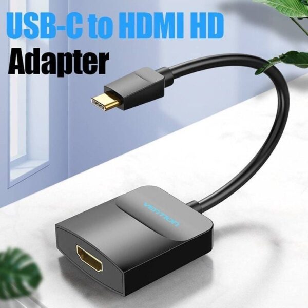 Adaptador Vention TDCBB/ USB Tipo-C Macho - HDMI Hembra - Imagen 2