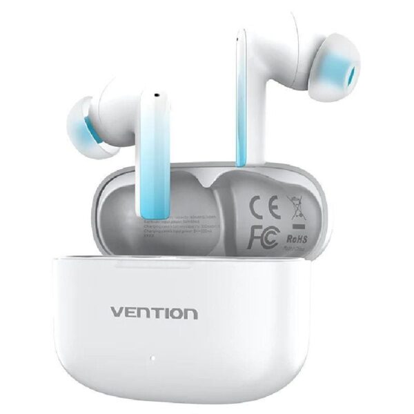 Auriculares Bluetooth Vention ELF E04 NBIW0 con estuche de carga/ Autonomía 6h/ Blancos 6922794776913 NBIW0 VEN-AUR ELF E04 NBIW0