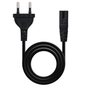 Cable Alimentación Forma 8 Nanocable 10.22.0402/ CEE7/16 Macho - C7 Hembra/ 1.5m/ Negro 8433281007468 10.22.0402 NAN-CAB 10 22 0402