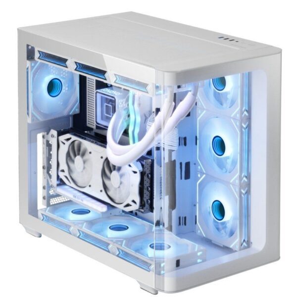 Caja Gaming Semitorre Mars Gaming MC-FUSION/ Blanca - Imagen 3