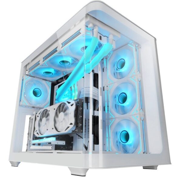 Caja Gaming Semitorre Mars Gaming MC-FUSION/ Blanca 8435693108177 MCFUSIONW TAC-CAJA MC-FUSIONW