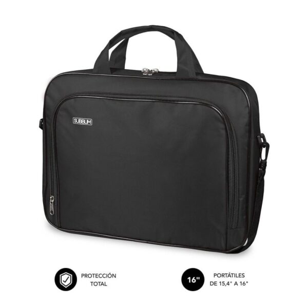 Maletín Subblim Oxford para Portátiles hasta 16"/ Negro 8436586741259 SUB-LB-1OLB050 SUB-MAL LB-1OLB050