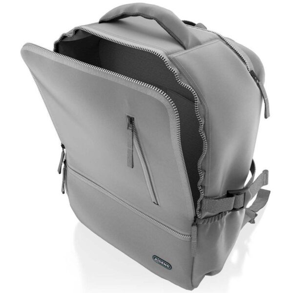 Mochila Aisens ASBG-BP087-GR para Portátiles hasta 15.6"/ Impermeable/ Gris - Imagen 3