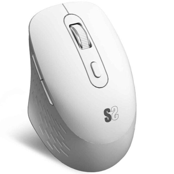 Ratón Ergonómico Inalámbrico por Bluetooth/ 2.4GHz Subblim Curve Ergo Dual Battery/ Batería recargable/ Hasta 1600 DPI/ Blanco 8436586743000 SUBMO-EDCUR02 SUB-MOU CURVE ERGO DUAL B WH