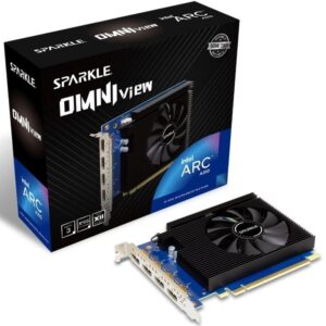 Tarjeta Gráfica Sparkle Intel Arc A310 Omni View/ 4GB GDDR6 4711342290696 1A1-S00424000G SPK-GF ARC A310 OM VI 4G