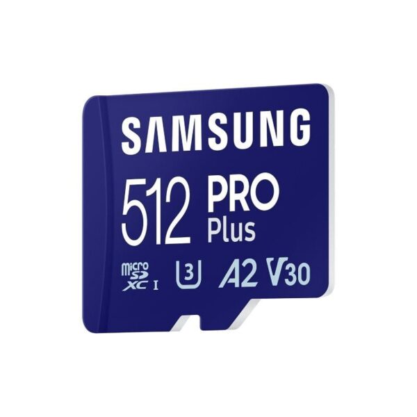 Tarjeta de Memoria Samsung PRO Plus 2023 512GB microSD XC/ Clase 10/ 180MBs - Imagen 3