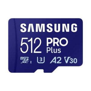 Tarjeta de Memoria Samsung PRO Plus 2023 512GB microSD XC/ Clase 10/ 180MBs 8806094780550 MB-MD512SA/EU SAM-MICROSD PRO P 2023 512GB