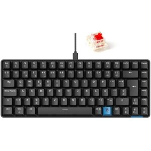 Teclado Gaming Mecánico Inalámbrico Hiditec GM1K/ Hot-Swap switch Gateron Red 8436545693452 GKE010005 HID-TEC GM1K BK SW RD