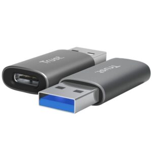 Adaptador USB 3.2 GEN2 Trust Calyx / USB Tipo-C Hembra - USB Macho 8713439255737 25573 TRU-ADP CALYX 2U