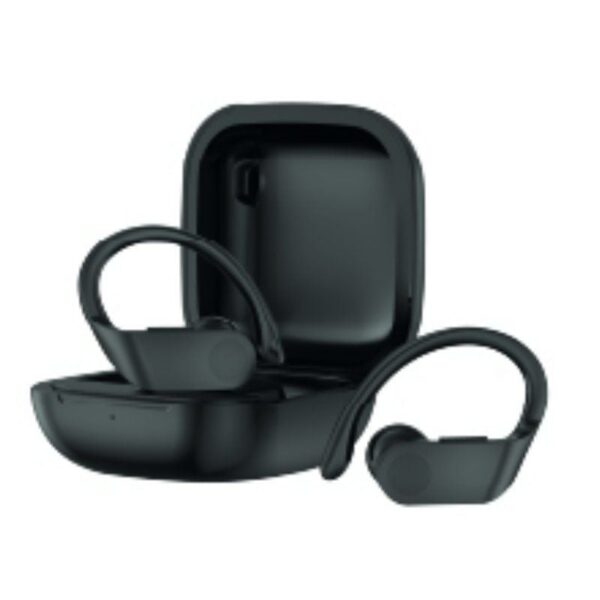 Auriculares Deportivos Bluetooth Daewoo TWS SPORT DW2012 con estuche de carga/ Autonomía 3h/ Negros - Imagen 2